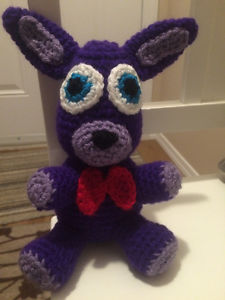 Hand crocheted FNAF character