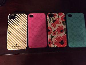 Kate Spade & Coach iPhone 4 Cases- All for $25