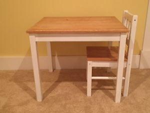 Kids chair and table