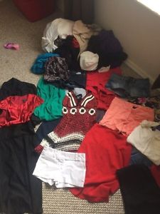 Ladies small clothing lot. Shoes sz7