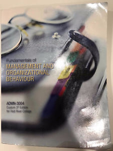 Management and organizational behaviour