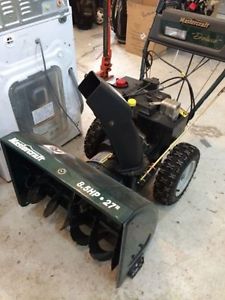Mastercaft 8.5 hp 27 inch Snowblower for sale