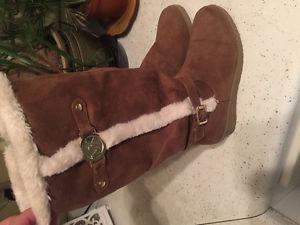 Micheal Kors wedge booties size 3