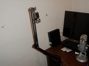 Microphone Arm Stand. $ mounts onto desk..