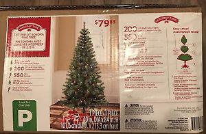 NEW!! 7 ft Pre-Lit Artificial Christmas tree $25