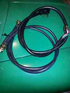 New Washer hoses/dryer power cable