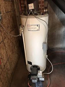 Oil fired water heater