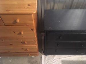 Older IKEA dressers 6 & 7 drawer now free delivery need gone