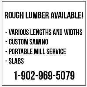 ROUGH LUMBER AND SLABS FOR SALE!