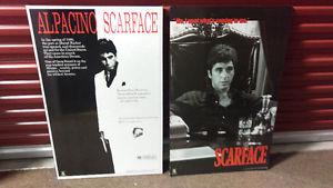 Scarface large wood plated pictures