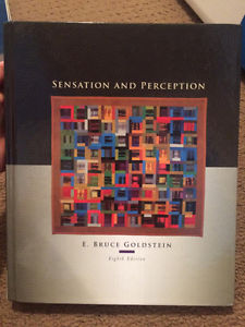 Sensation and Perception by Golstein, 8th edition