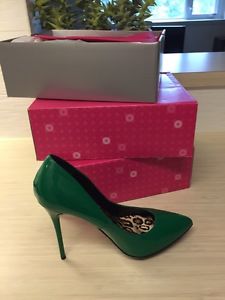 Shoedazzle Green Patent Leather Heels (New)