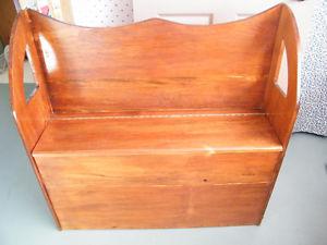 Solid Wood Handmade Deacons Bench