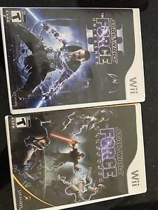 Two Star Wars wii games; brand new
