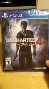Uncharted 4 brand new sealed in case 4 PS4