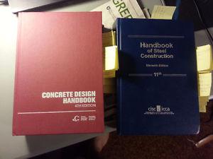 concrete design handbook & handbook of steel construction