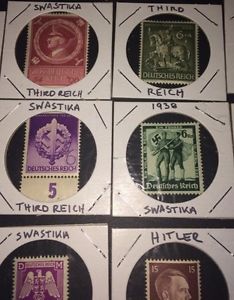 vintage german WWII Nazi, Third Reich stamps $10 each