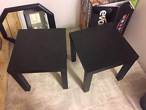 2 end tables