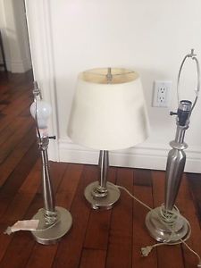 3 small lamps