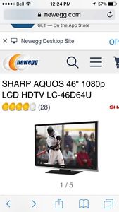 46" sharp Aquos TV