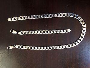 .925 silver necklace and bracelet $225 OBO
