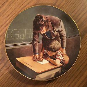 A Helping Hand collectible plate