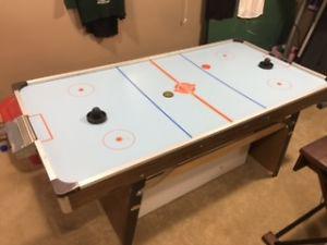 Air Hockey Table with Ping Pong Conversion