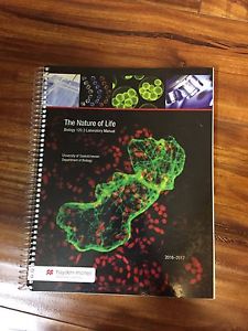 Biology 120 lab manual