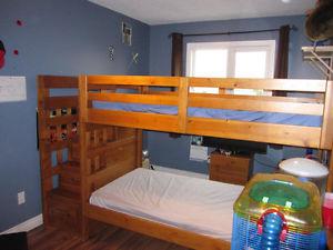 Bunk Bed with Staircase Storage