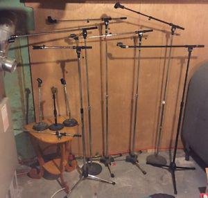 Heavy duty mic stands