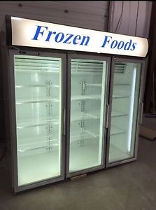 Large 3-Door Commercial Freezer