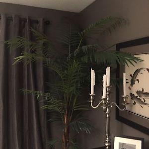 Large artificial palm tree