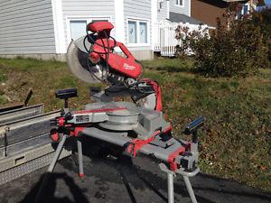 MILWALKIE!!12 inch compound miter saw and stand!!