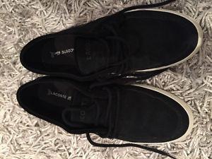 Men's Lacoste Shoes size 10 black