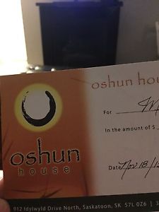Oshun house gift certificate
