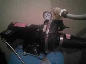 Pressure tank with water pump