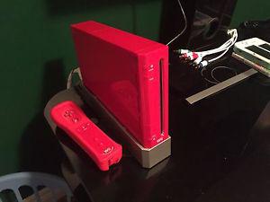 Red Wii w/ Two Games