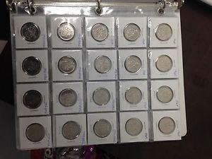 Royal Canadian Mint 50 cent coins all nickel 