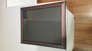 Two large wood pictures frames
