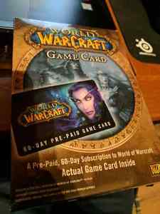 World of Warcraft 60 days game card