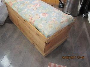 old small blanket box