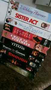 10 VHS FILMS