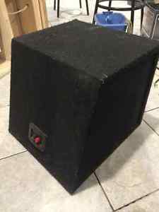 10" subwoofer with box