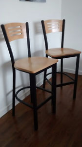 6 bar height chairs