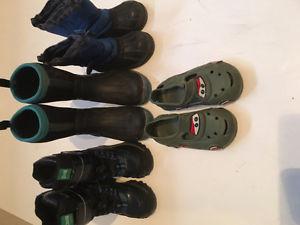 Boy's rubber and winter boots