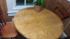 Circular Wooden Table $15 OBO