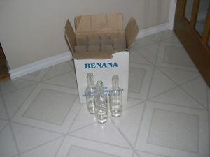 Clear Ice Wine Bottles