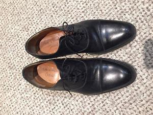 Custom made Black Italian Leather dress shoes