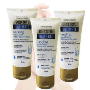 Gold Bond Ultimate Healing Hand Lotion 3 tubes