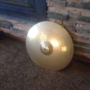 Heavy rock Sabian AAX ride with power bell